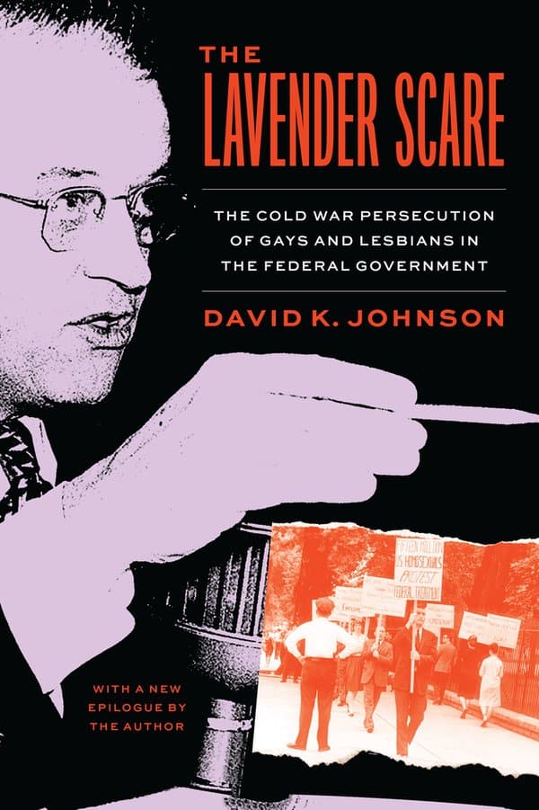 President Truman points his pencil in conversation. At the bottom of the cover is a picture of a pro LGBTQ+ protest