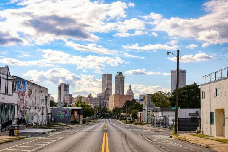 Tulsa Oklahoma skyline one hundred years after the Tulsa Race Massacre