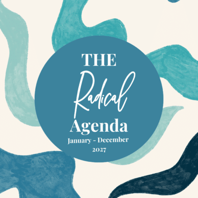 2027 Radical Agenda planner cover