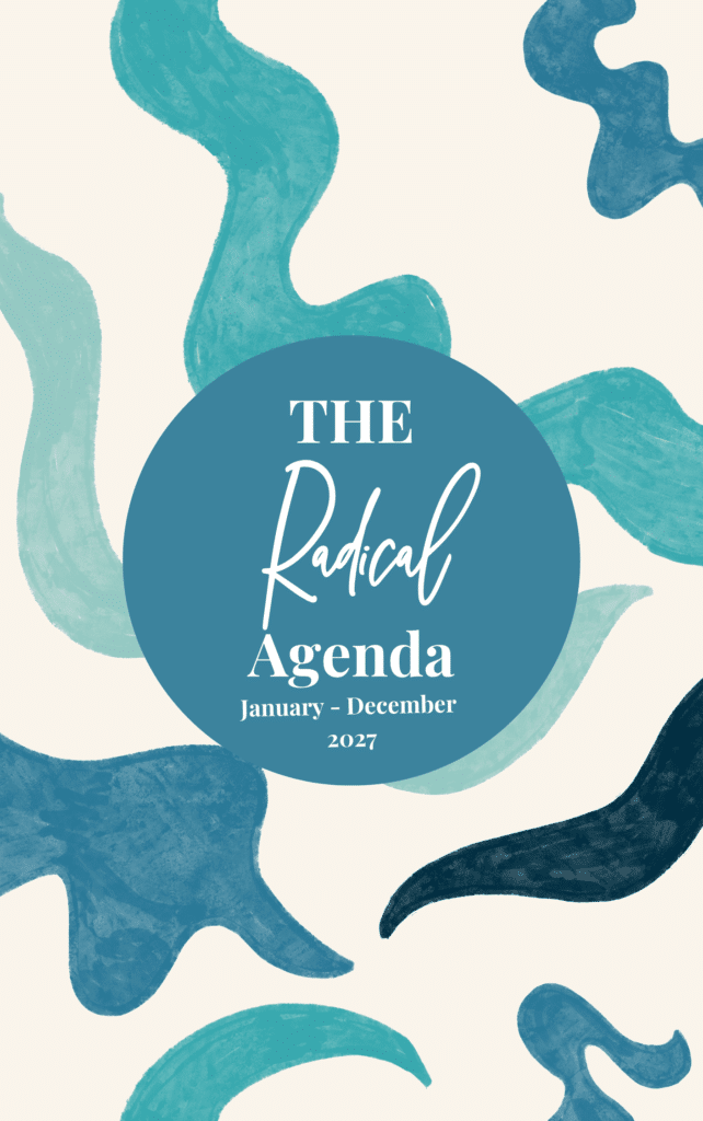 2027 Radical Agenda planner cover